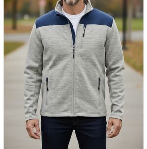 Orvis Bonded Mesh Full Zip Men's‎  Jacket Outdoor Performance Fleece XXL NEW!